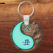 アクエリアス&アースオックス キーホルダー (正面)