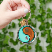 アクエリアス&ウッドタイガー キーホルダー (手)