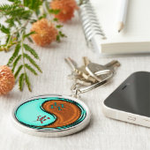 アクエリアス&ウッドタイガー キーホルダー (側面)