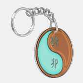 アクエリアス&ウッドラビット キーホルダー (正面左)