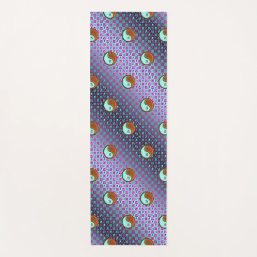 アクエリアス&ウッドルースター ヨガマット (正面)