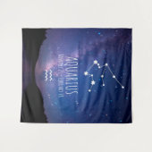 アクエリアス | オーダーメイド占星術タペストリー タペストリー (正面(横))