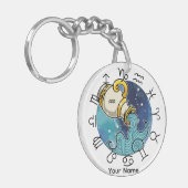 アクエリアス&ジェミニアクリルキーチェーン キーホルダー (正面左)