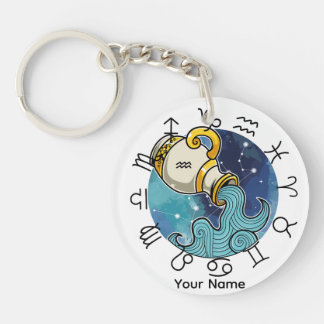 アクエリアス&ジェミニアクリルキーチェーン キーホルダー