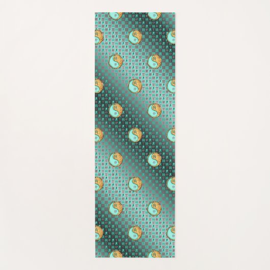 アクエリアス&ファイアーラビット ヨガマット (正面)