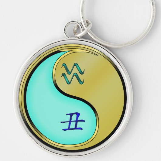 アクエリアス&メタルオックス キーホルダー (正面)