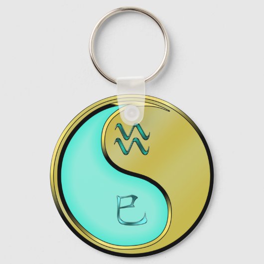 アクエリアス&メタルスネークキーチェーン キーホルダー (正面)