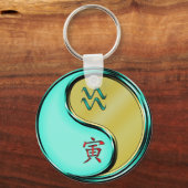 アクエリアス&メタルタイガーキーチェーン キーホルダー (正面)