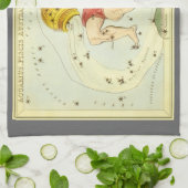 アクエリアス ヴィンテージ星座、ウラニアの鏡 キッチンタオル (折り畳み)