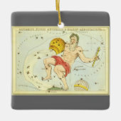 アクエリアス ヴィンテージ星座、ウラニアの鏡 セラミックオーナメント (正面)