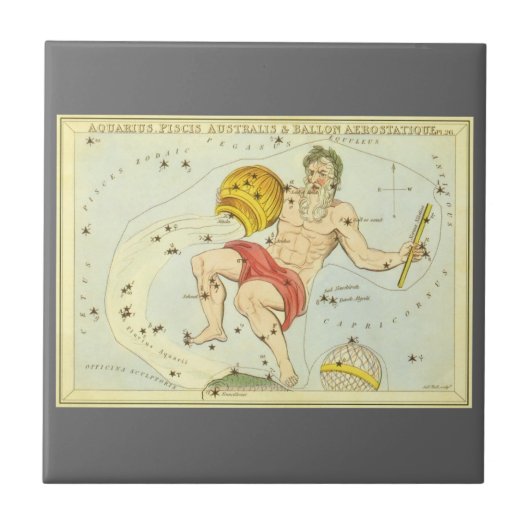 アクエリアス ヴィンテージ星座、ウラニアの鏡 タイル (正面)
