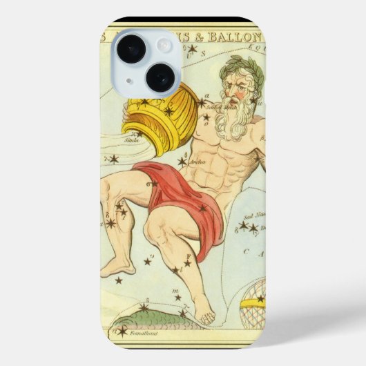 アクエリアス ヴィンテージ星座、ウラニアの鏡 Case-Mate iPhoneケース (裏面)