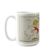 アクエリアス〔占星術の〕十二宮図アンティーク天文図