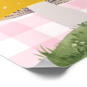 アクエリアス〔占星術の〕十二宮図コテージコアフェアリーマッシュルーム ポスター (角)