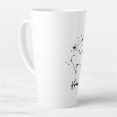 アクエリアス〔占星術の〕十二宮図サインギフトアクエリアス星占い カフェラテマグ (左アングル)