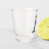 アクエリアス〔占星術の〕十二宮図サイングラス ショットグラス (左)