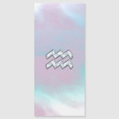 アクエリアス〔占星術の〕十二宮図サインパステルズマザーオブパールデコール (正面)