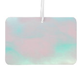 アクエリアス〔占星術の〕十二宮図サインパステルズマザーオブパールデコール カーエアーフレッシュナー (裏面)