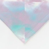 アクエリアス〔占星術の〕十二宮図サインパステルズマザーオブパールデコール フリースブランケット (角)