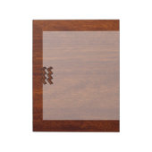 アクエリアス〔占星術の〕十二宮図サインマホガニースタイル ノートパッド (回転)