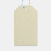 アクエリアス〔占星術の〕十二宮図サイン抽象芸術アートヴィンテージ ギフトタグ (裏面)