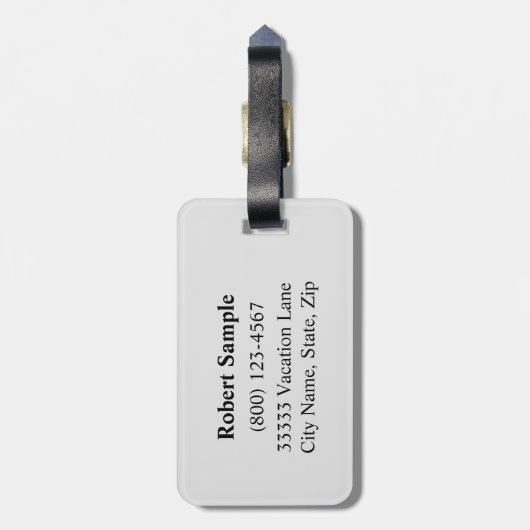 アクエリアス〔占星術の〕十二宮図サイン荷物タグ ラゲッジタグ (裏面縦)