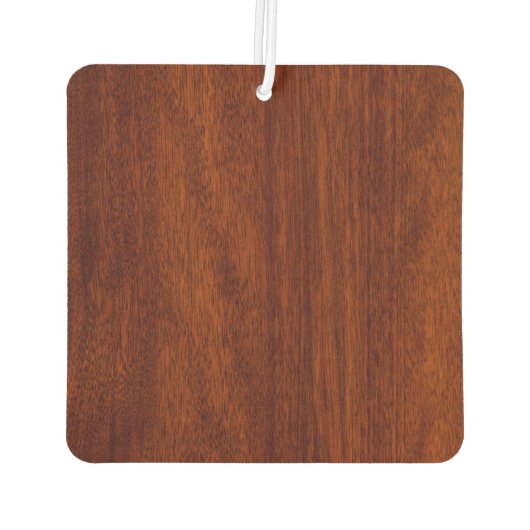 アクエリアス〔占星術の〕十二宮図シンボルマホガニーウッドスタイル カーエアーフレッシュナー (裏面)