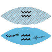 アクエリアス〔占星術の〕十二宮図シンボル標準by K Yoncich アメリカンフットボール (パネル)