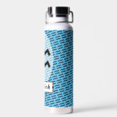 アクエリアス〔占星術の〕十二宮図シンボル標準by K Yoncich ウォーターボトル (背面)