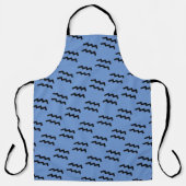 アクエリアス〔占星術の〕十二宮図シンボル標準by Kenneth Yoncich エプロン (正面)