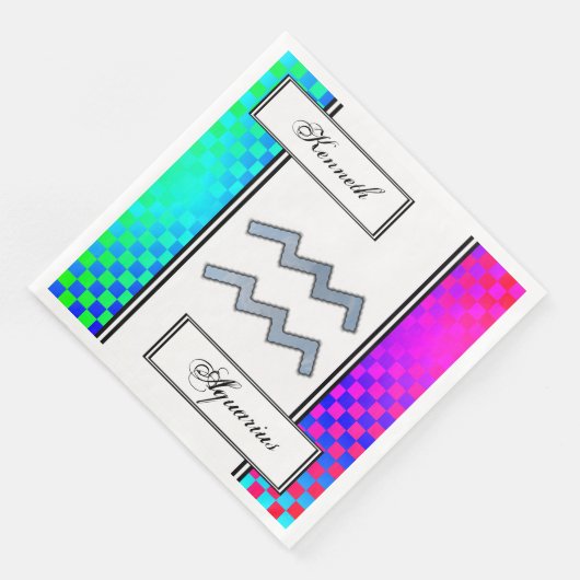 アクエリアス〔占星術の〕十二宮図シンボル要素:ケネス・ヨンチッチ (コーナー)