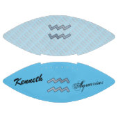 アクエリアス〔占星術の〕十二宮図シンボル要素by K Yoncich アメリカンフットボール (パネル)