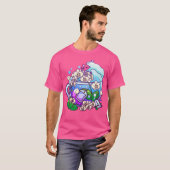 アクエリアス〔占星術の〕十二宮図ティーカップ Tシャツ (正面フル)