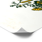 アクエリアス〔占星術の〕十二宮図トイレアート水を運ぶ女性 ポスター (角)