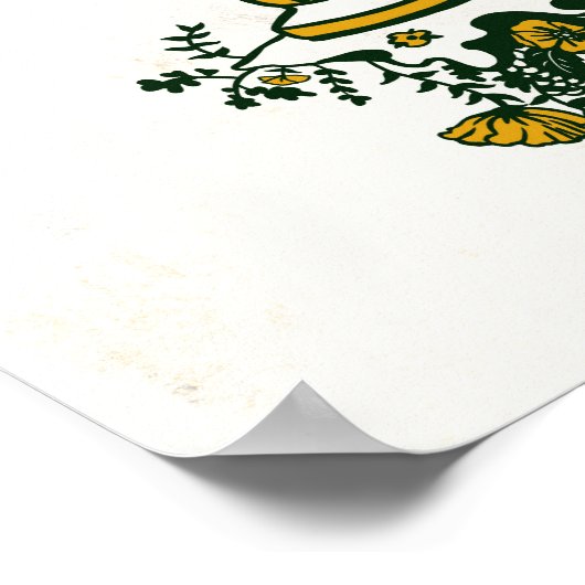 アクエリアス〔占星術の〕十二宮図トイレアート水を運ぶ女性 ポスター (角)