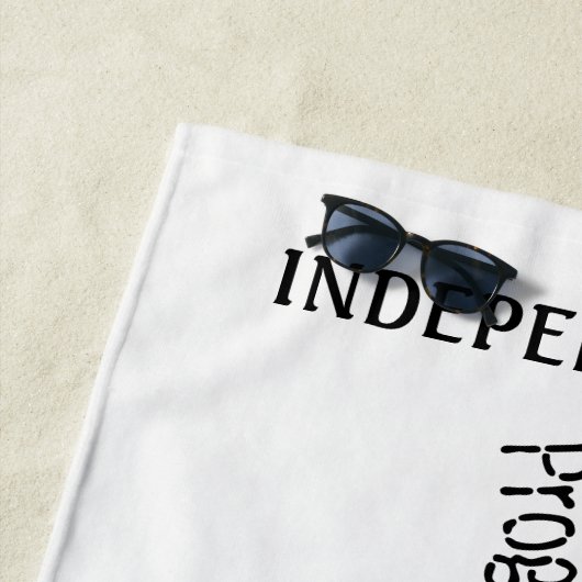 アクエリアス〔占星術の〕十二宮図パーソナライズされたトレンディー文字 ビーチタオル (インサイチュ)