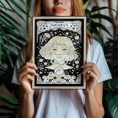 アクエリアス〔占星術の〕十二宮図ポスター – 革新的ユニークで ポスター