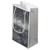 アクエリアス〔占星術の〕十二宮図動揺してサインシルバースチール スモールペーパーバッグ (裏面アングル)