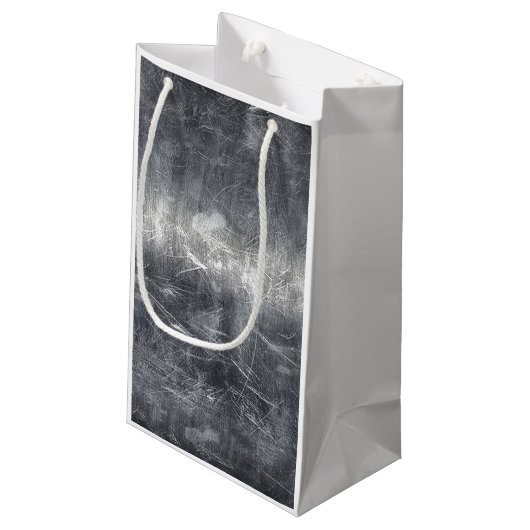 アクエリアス〔占星術の〕十二宮図動揺してサインシルバースチール スモールペーパーバッグ (裏面アングル)