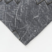 アクエリアス〔占星術の〕十二宮図動揺してサインシルバースチール フリースブランケット (角)