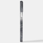 アクエリアス〔占星術の〕十二宮図動揺してシルバースチールスタイル iPhoneケース (右側面)