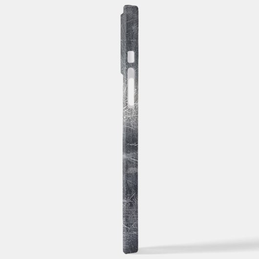 アクエリアス〔占星術の〕十二宮図動揺してシルバースチールスタイル iPhoneケース (左側面)