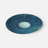 アクエリアス〔占星術の〕十二宮図占星術のサイン – プラネット天王星 ペーパープレート (アングル)