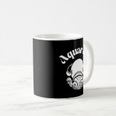 アクエリアス〔占星術の〕十二宮図占星術の標識 コーヒーマグカップ (正面右)