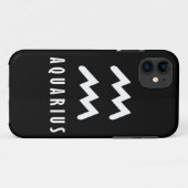 アクエリアス〔占星術の〕十二宮図徴候 Case-Mate iPhoneケース (裏面(横))