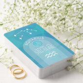 アクエリアス〔占星術の〕十二宮図星占いサイン写真誕生日 トランプ (インサイチュ (ウェディング))