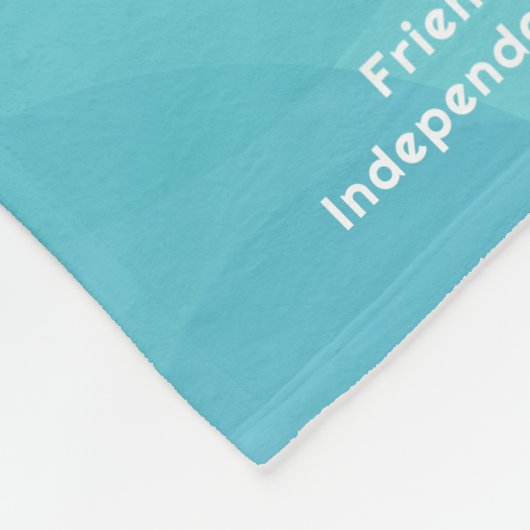 アクエリアス〔占星術の〕十二宮図星占いサイン写真誕生日 フリースブランケット (角)