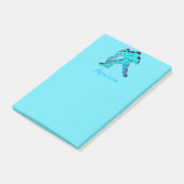 アクエリアス〔占星術の〕十二宮図星占いブルーエレガントサンサイン ポストイット (アングル)