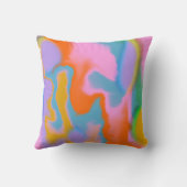 アクエリアス〔占星術の〕十二宮図標識カラフルモダン装飾用クッション クッション (裏面)