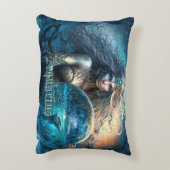 アクエリアス〔占星術の〕十二宮図標識 アクセントクッション (裏面(縦))